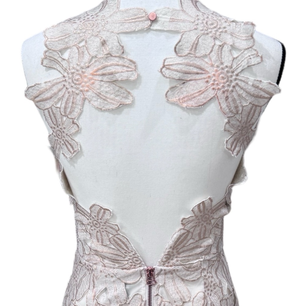 Free People + Saylor Jessa Foil Lace Dress Womne's Small - Picture 11 of 11